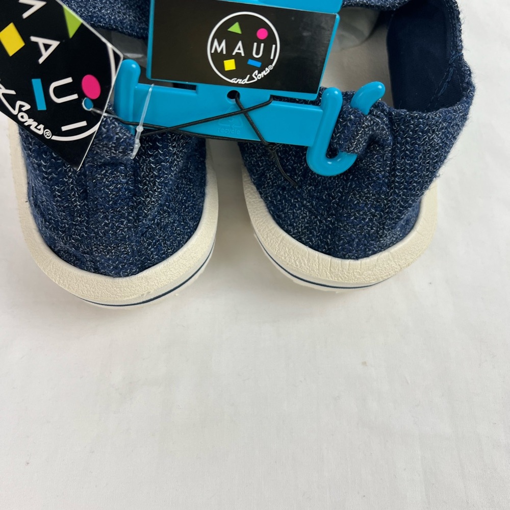 Navy Blue Casual Men's Shoes - Picture 3 of 4